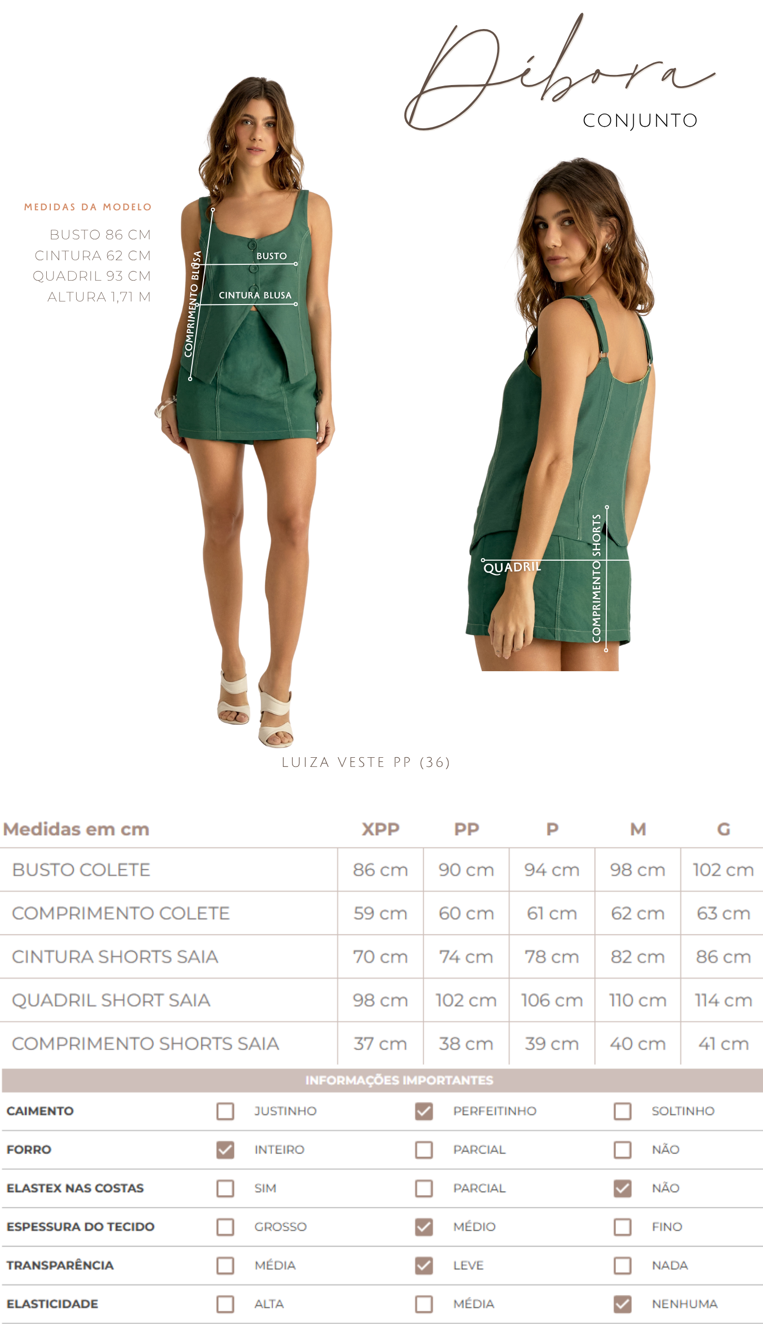 Conjunto Débora Verde