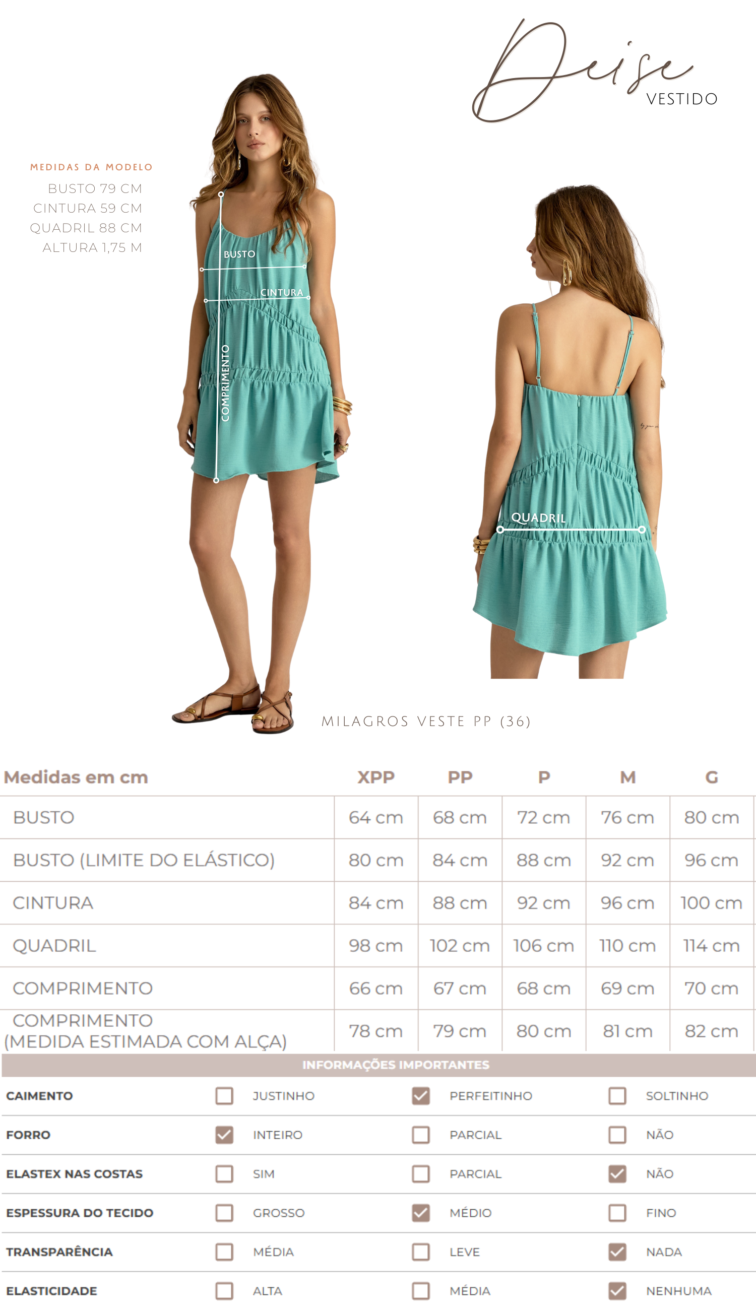 Vestido Deise Chantilly
