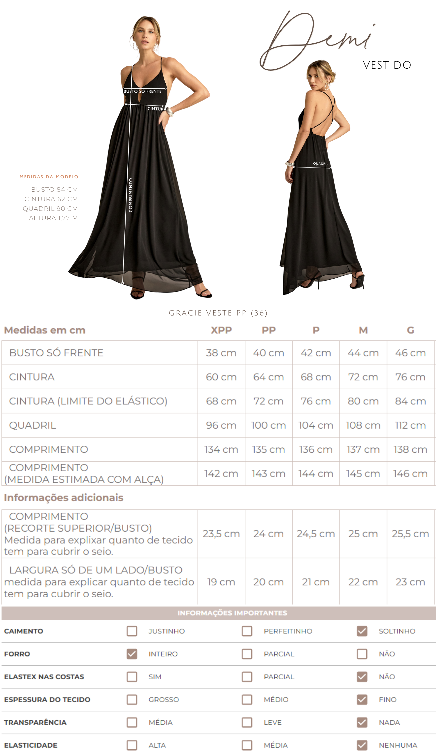 Vestido Demi Azul