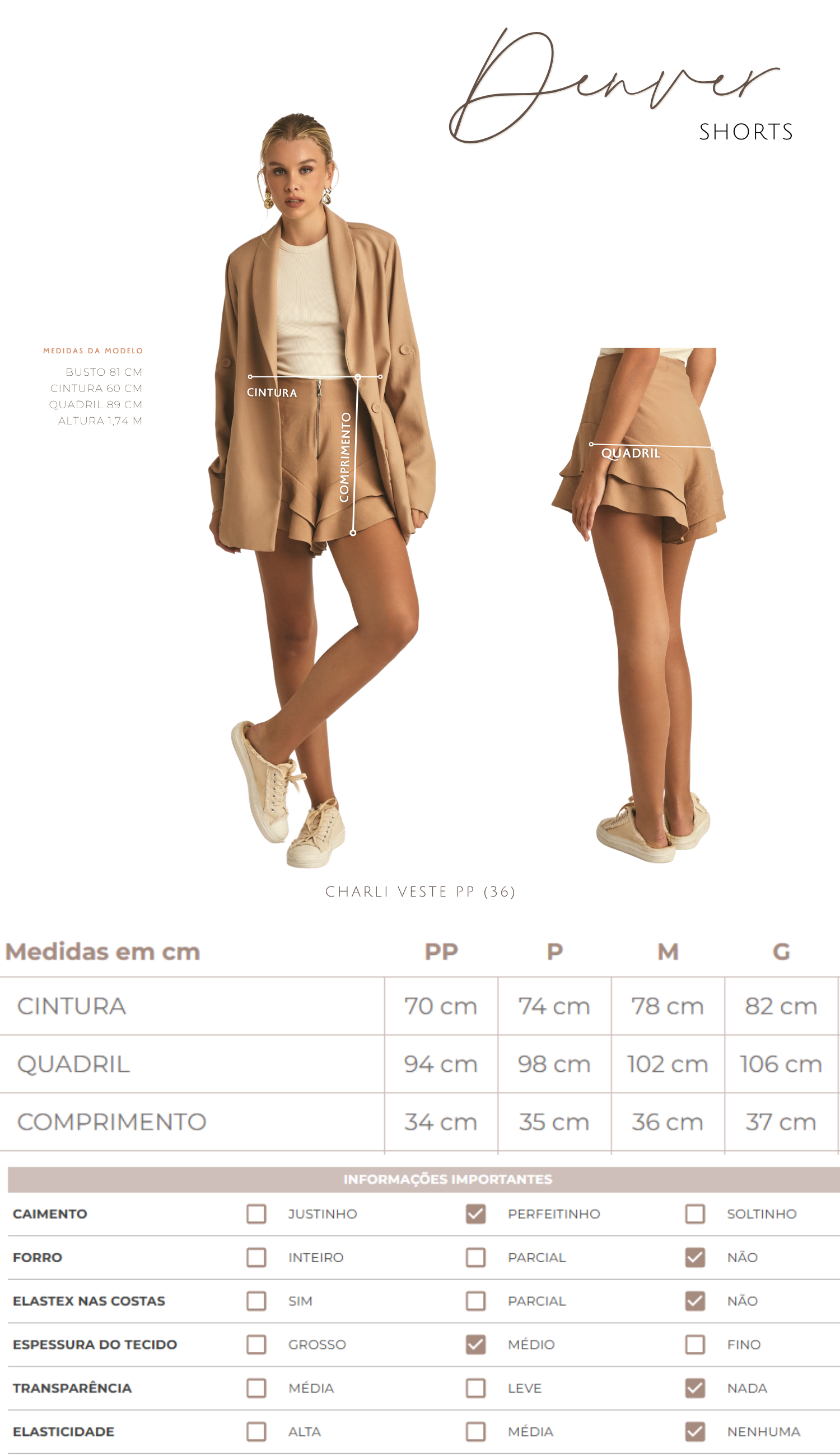 Shorts Denver Chantilly