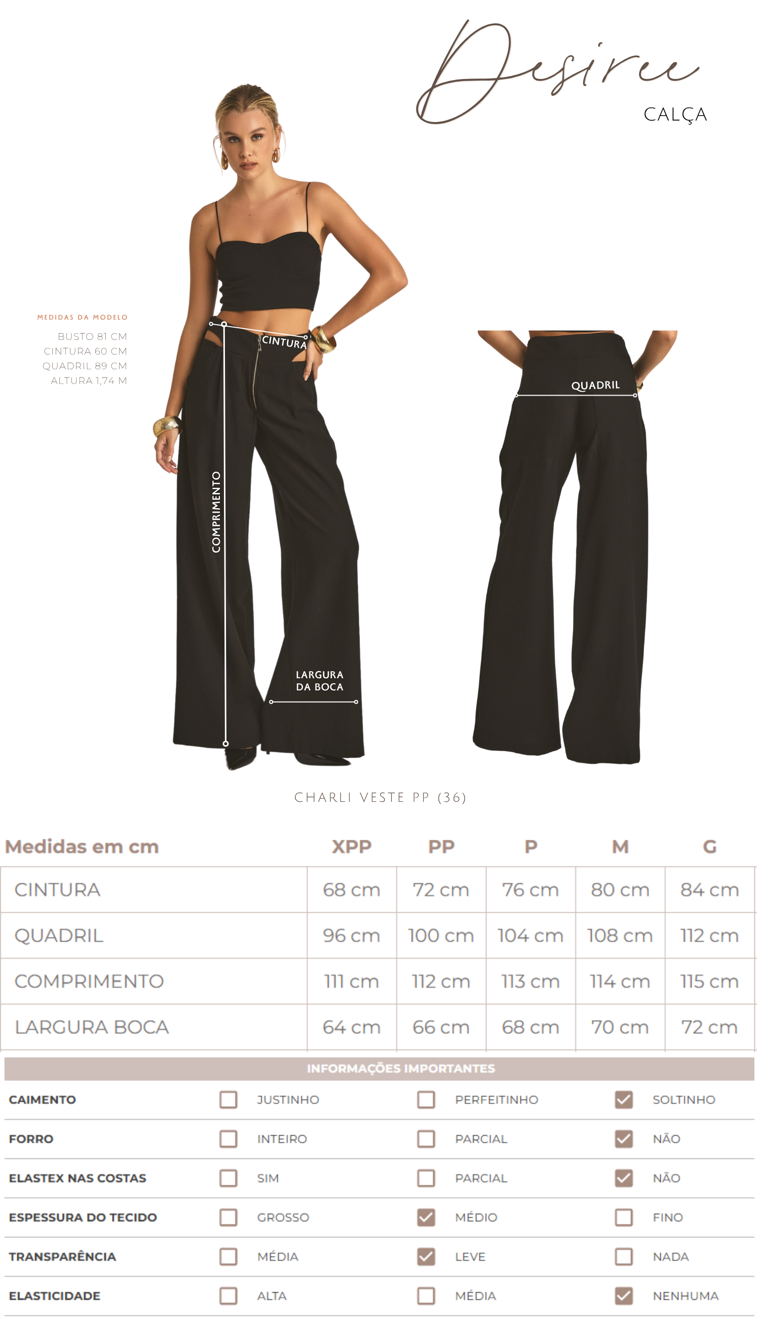 Calça Desireè Mocha
