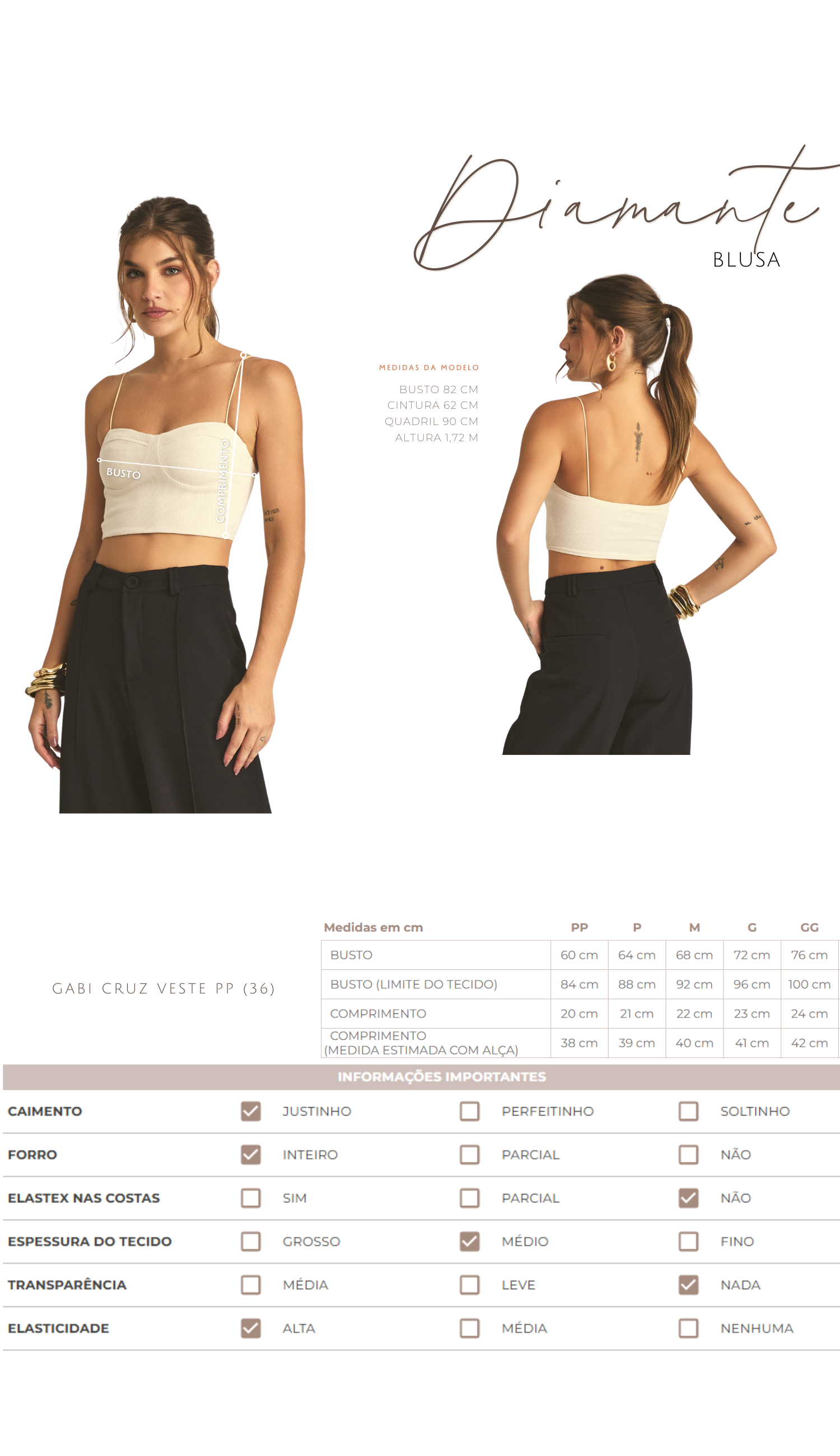 Blusa Diamante Preto