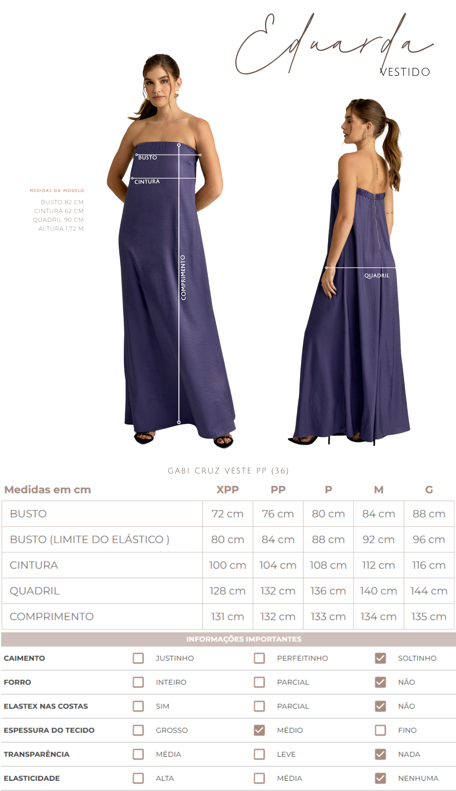 Vestido Eduarda Preto