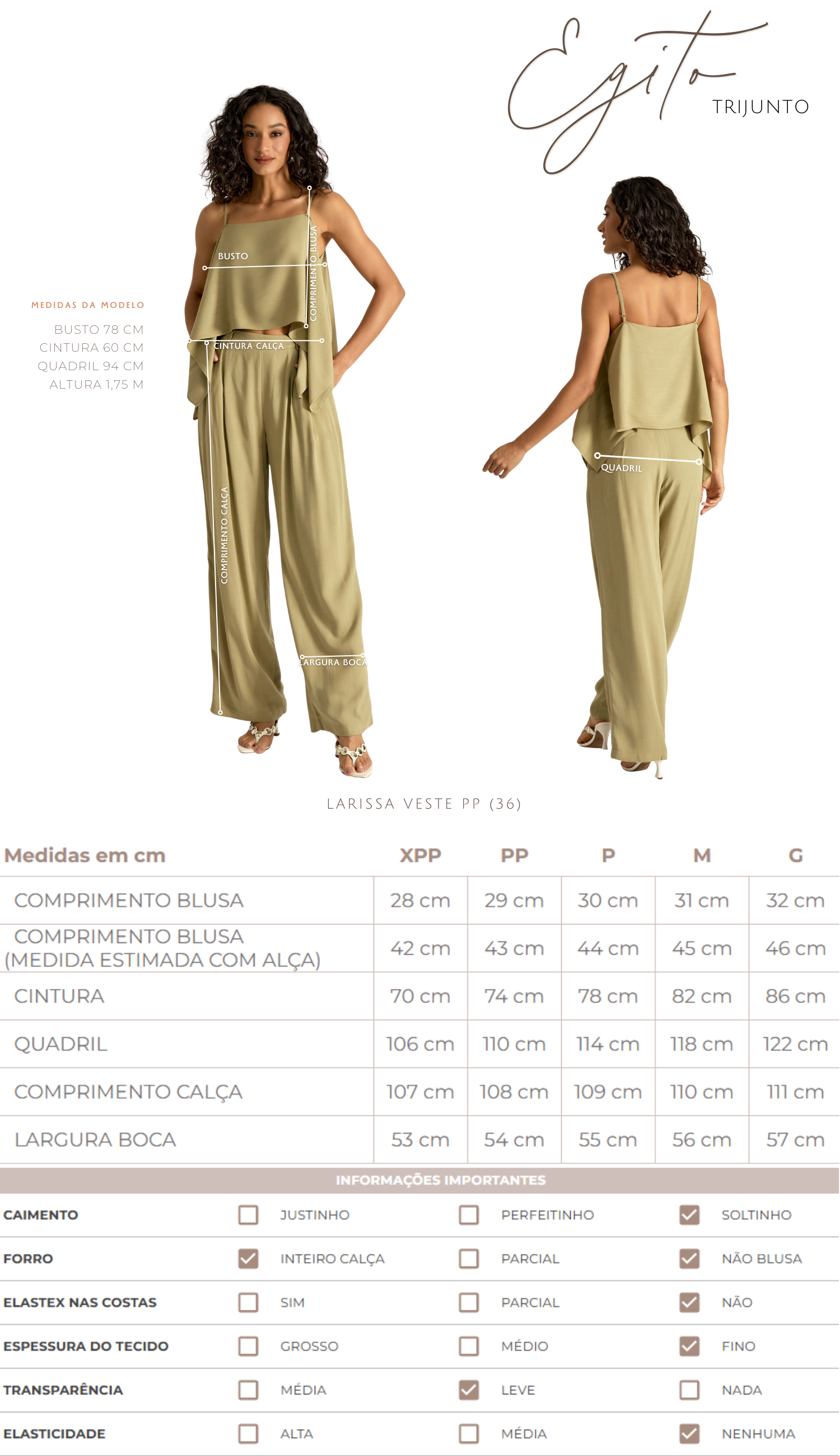 Conjunto Egito Verde