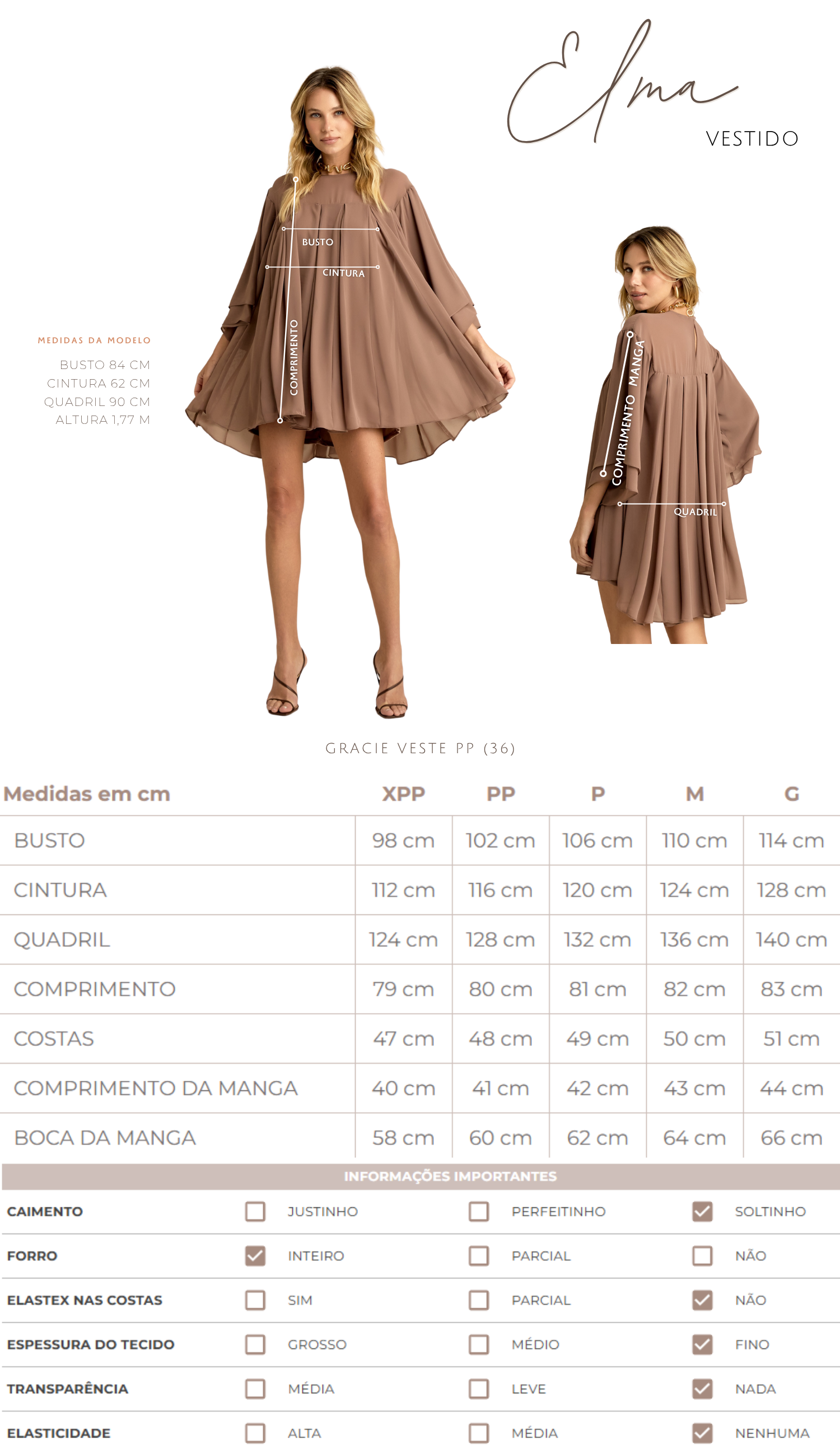 Vestido Elma Preto