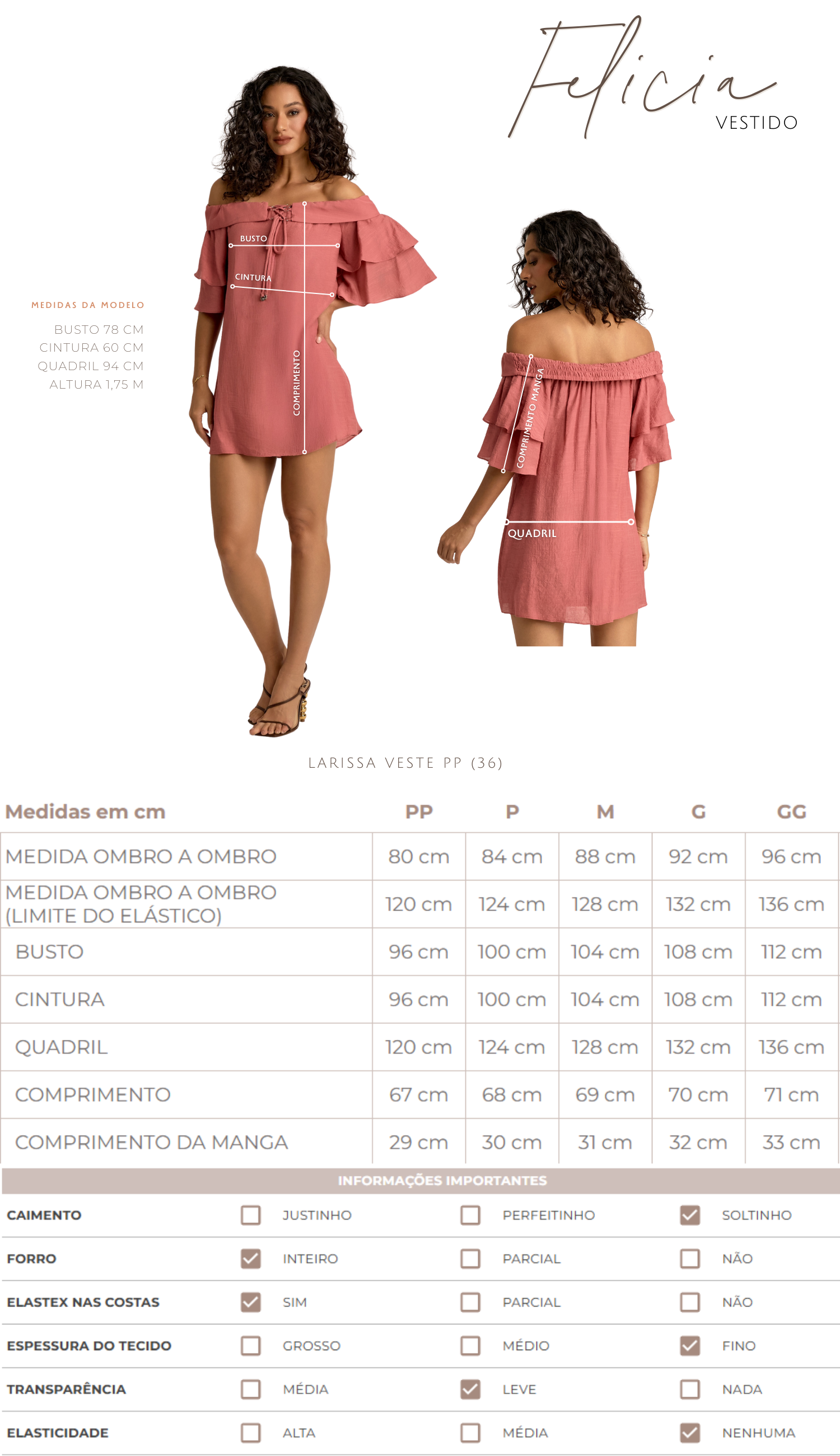 Vestido Felicia Acqua