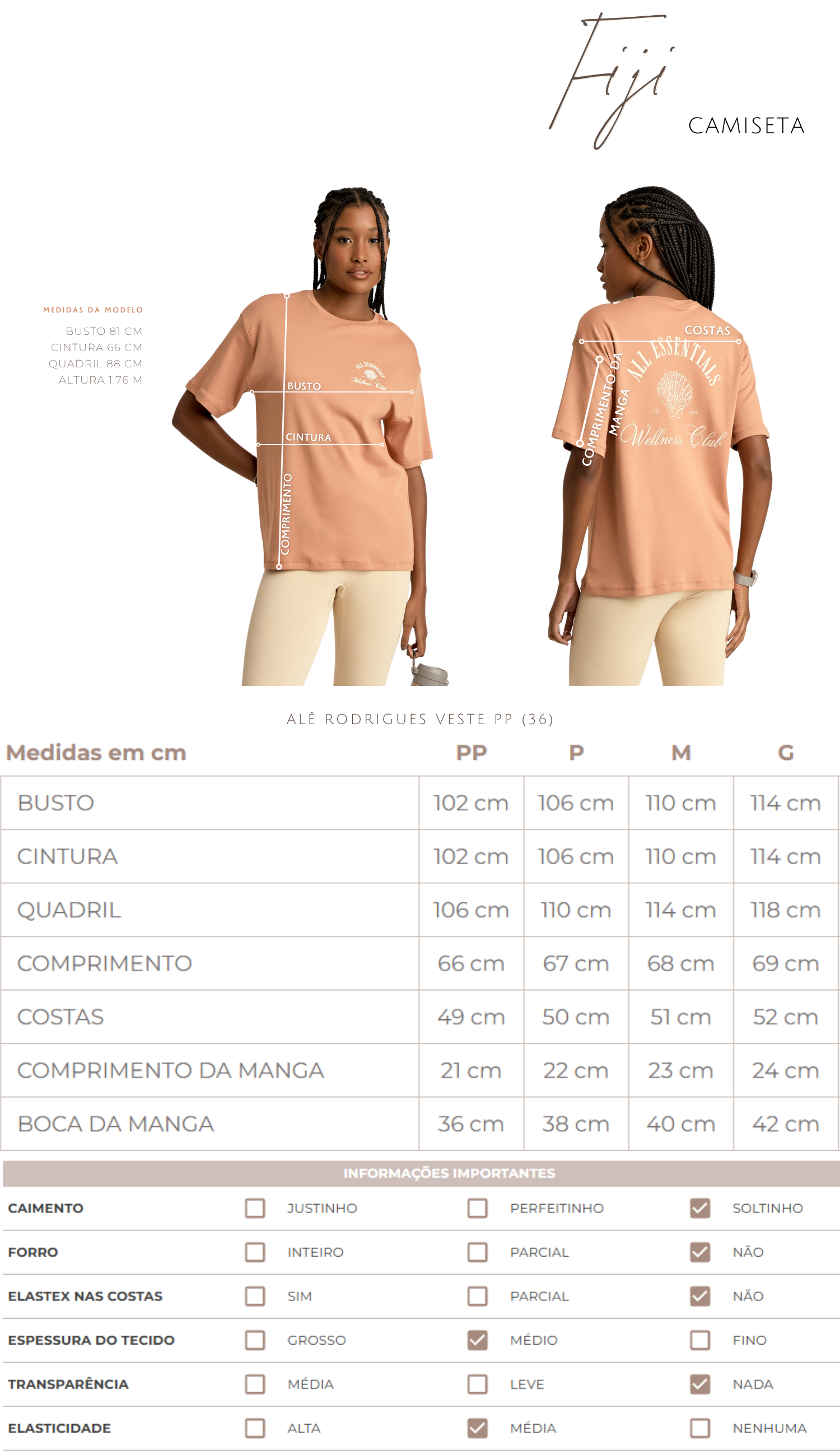 Camiseta Algodão Egipcio Fiji Off White