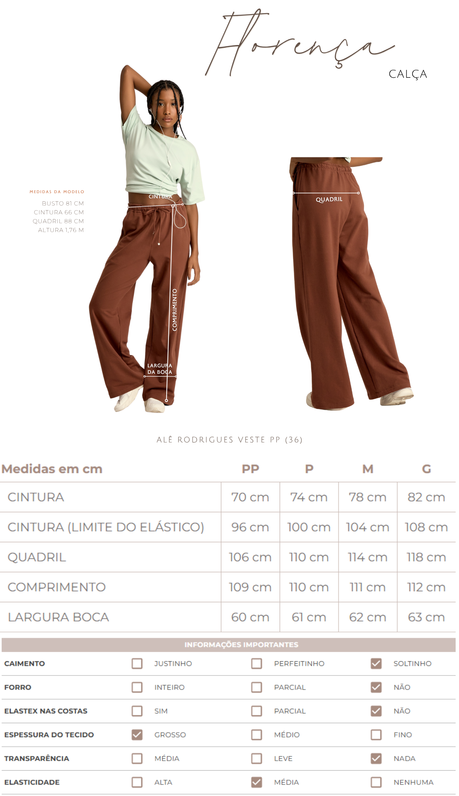Calça Florença Off White