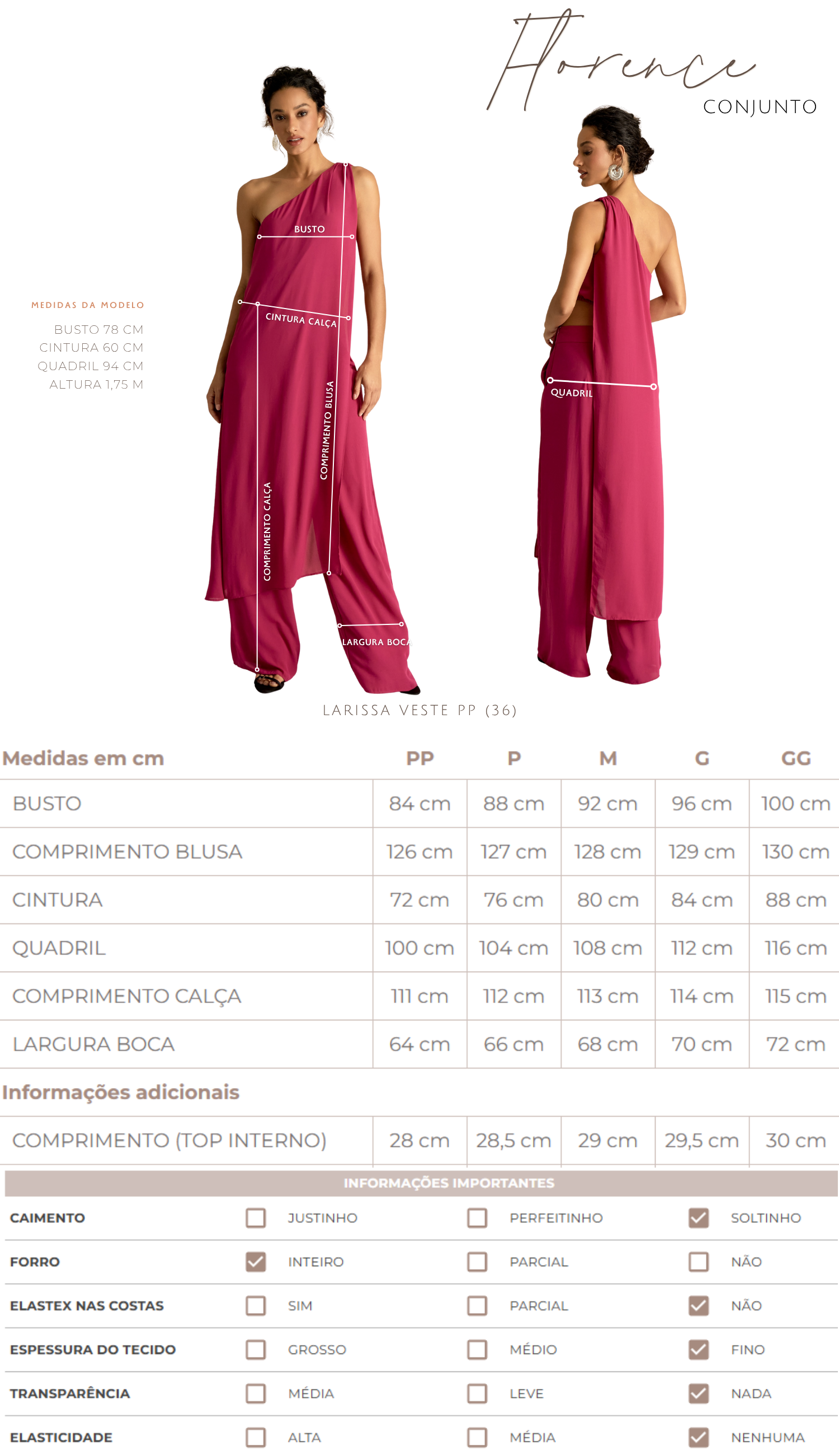 Conjunto Florence Preto