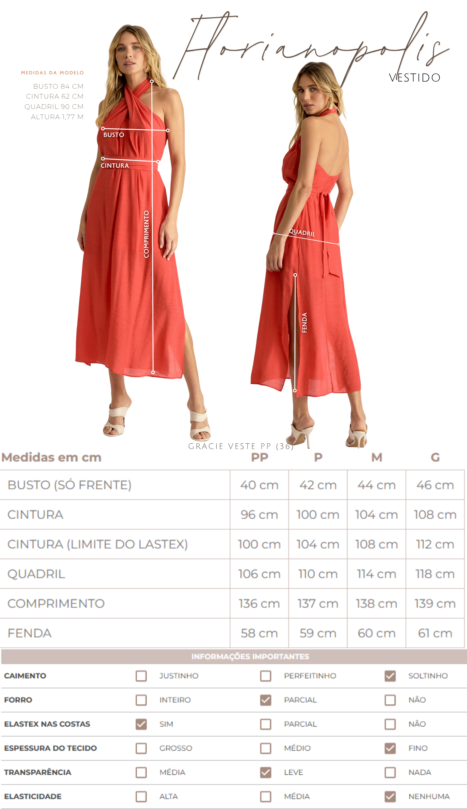 Vestido Florianópolis Azul