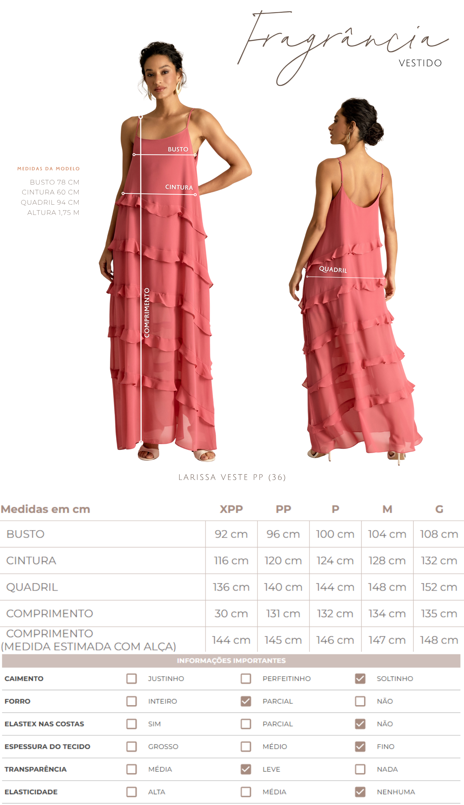 Vestido Fragrância Azul