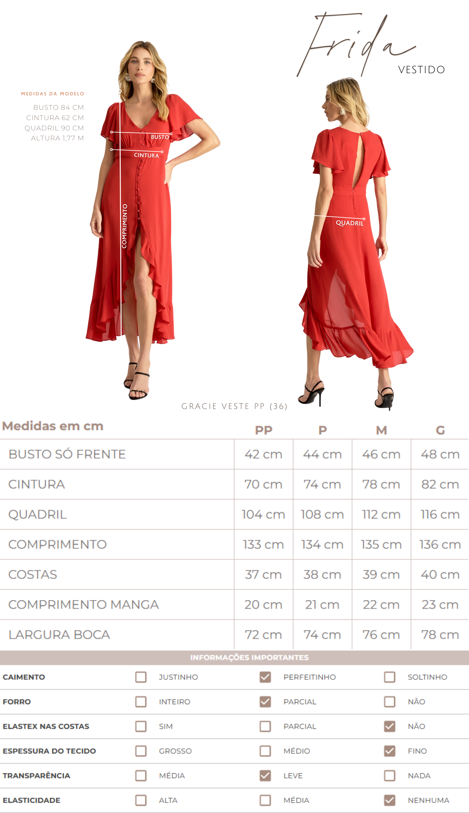 Vestido Frida Cereja