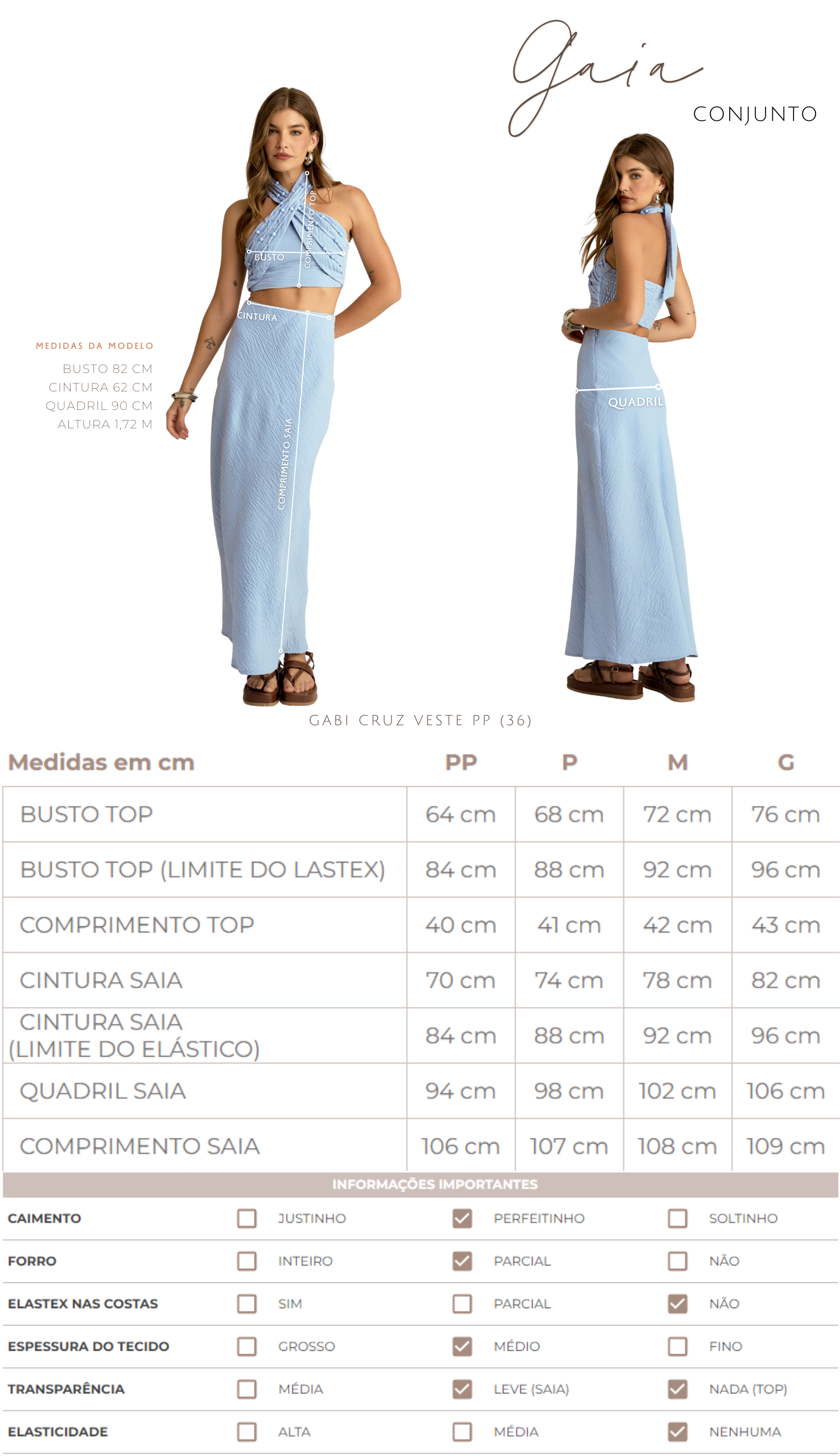 Conjunto Gaia Caqui