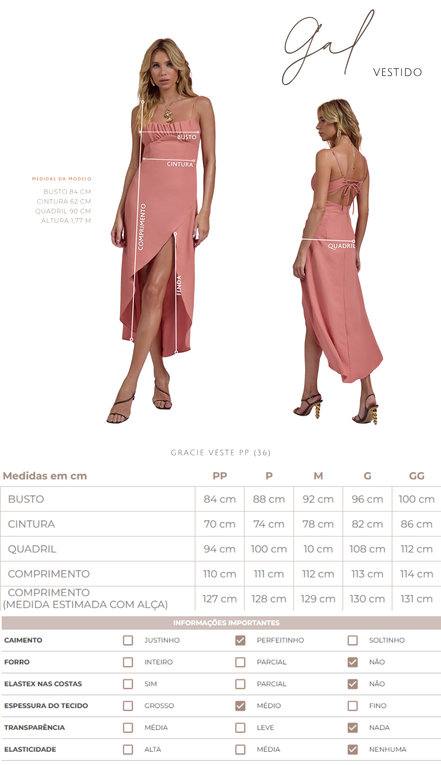 Vestido Gal Caramelo