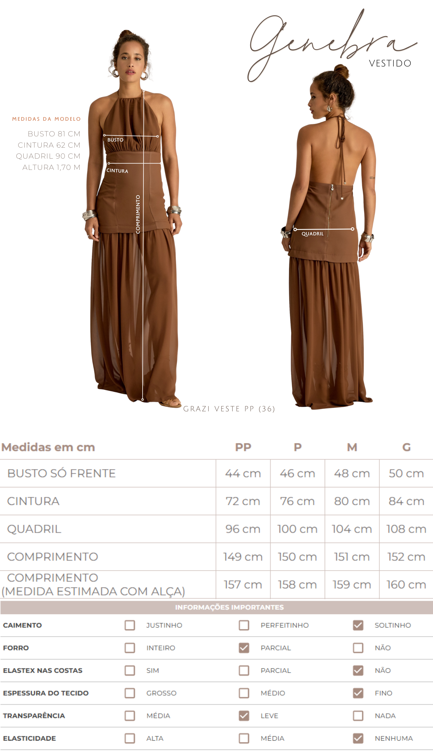 Vestido Genebra Mocha