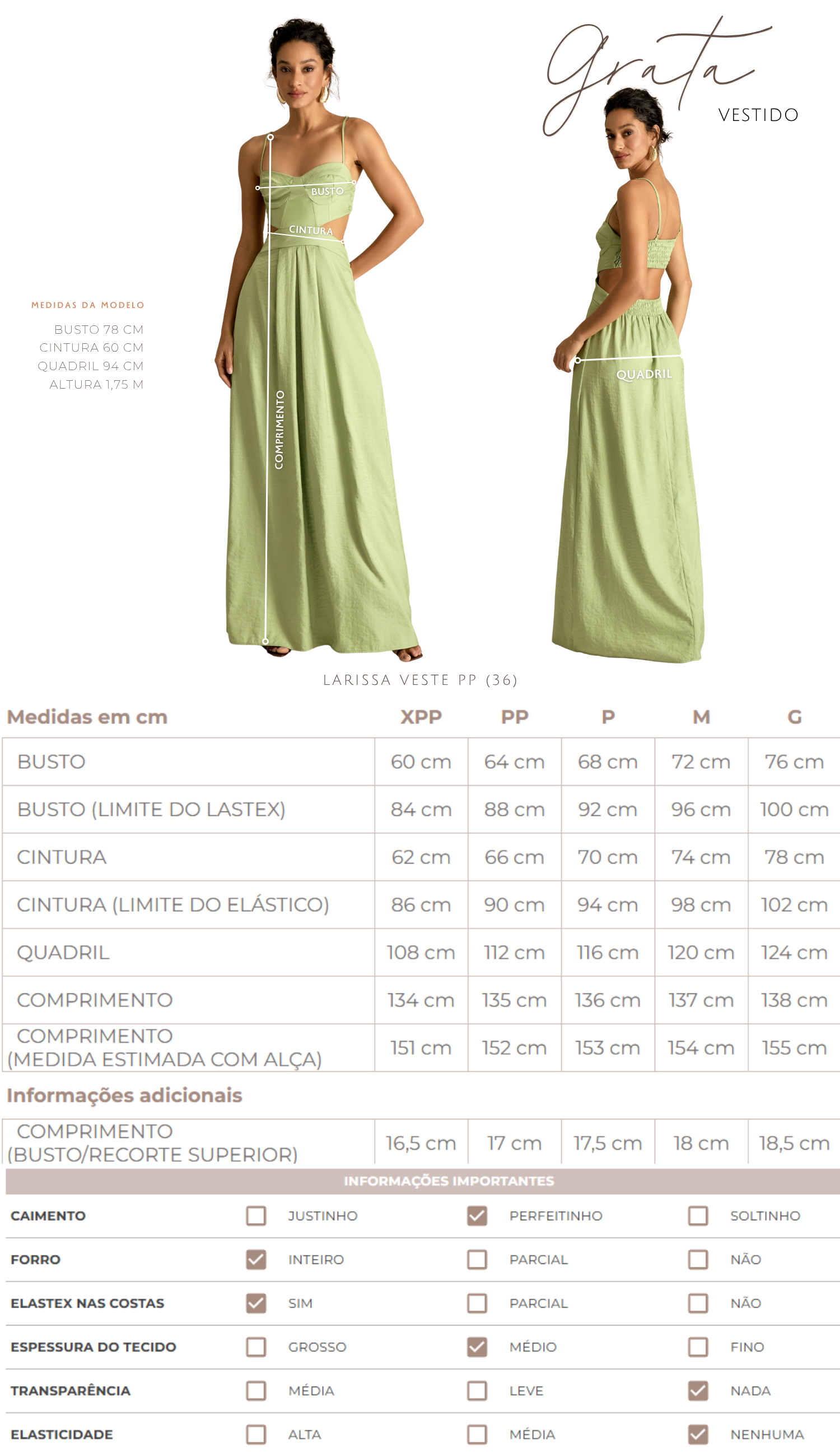 Vestido Grata Chantilly