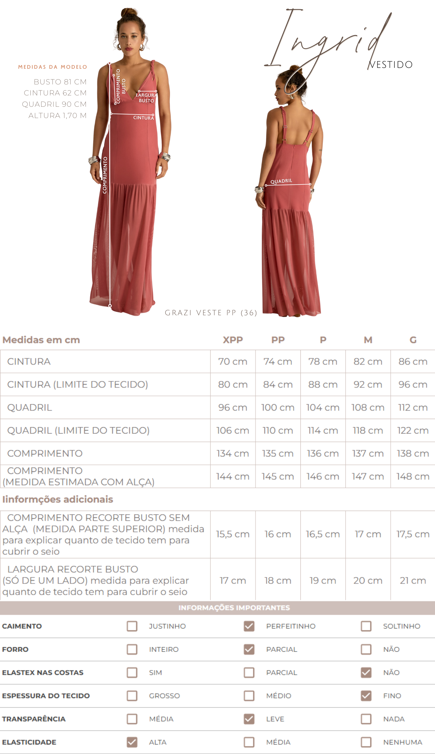 Vestido Ingrid Rosê
