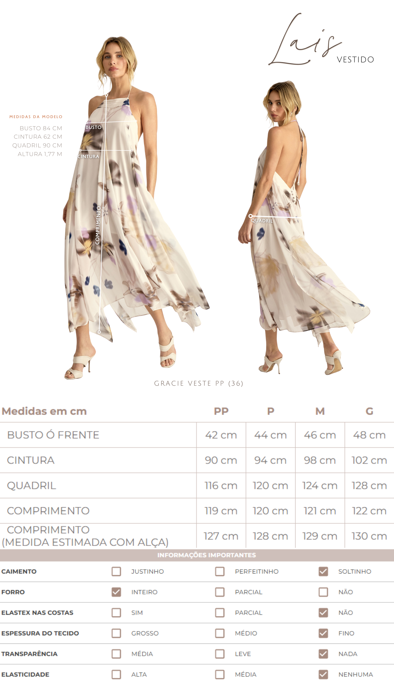 Vestido Laís Chantilly