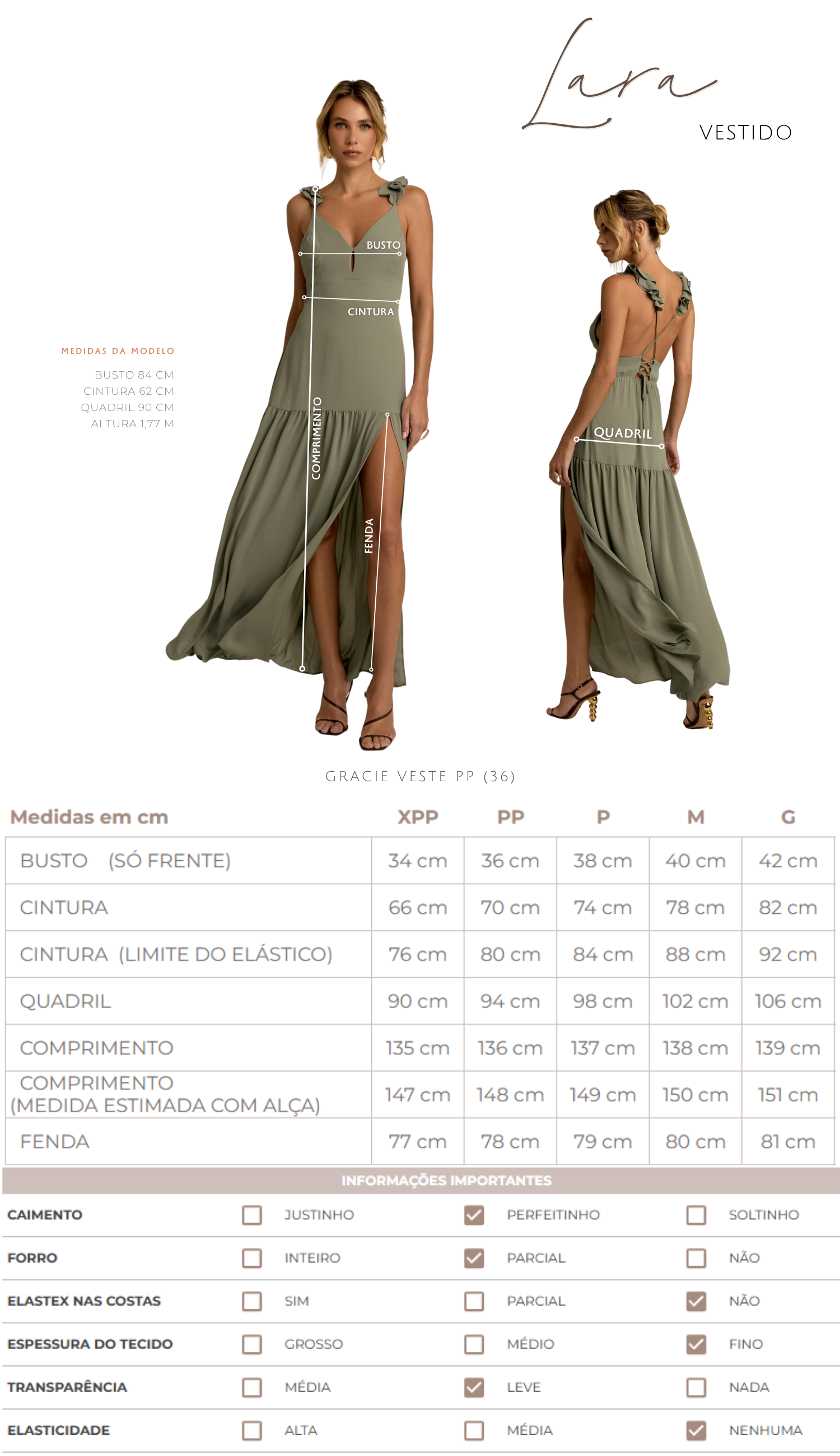 Vestido Lara Preto