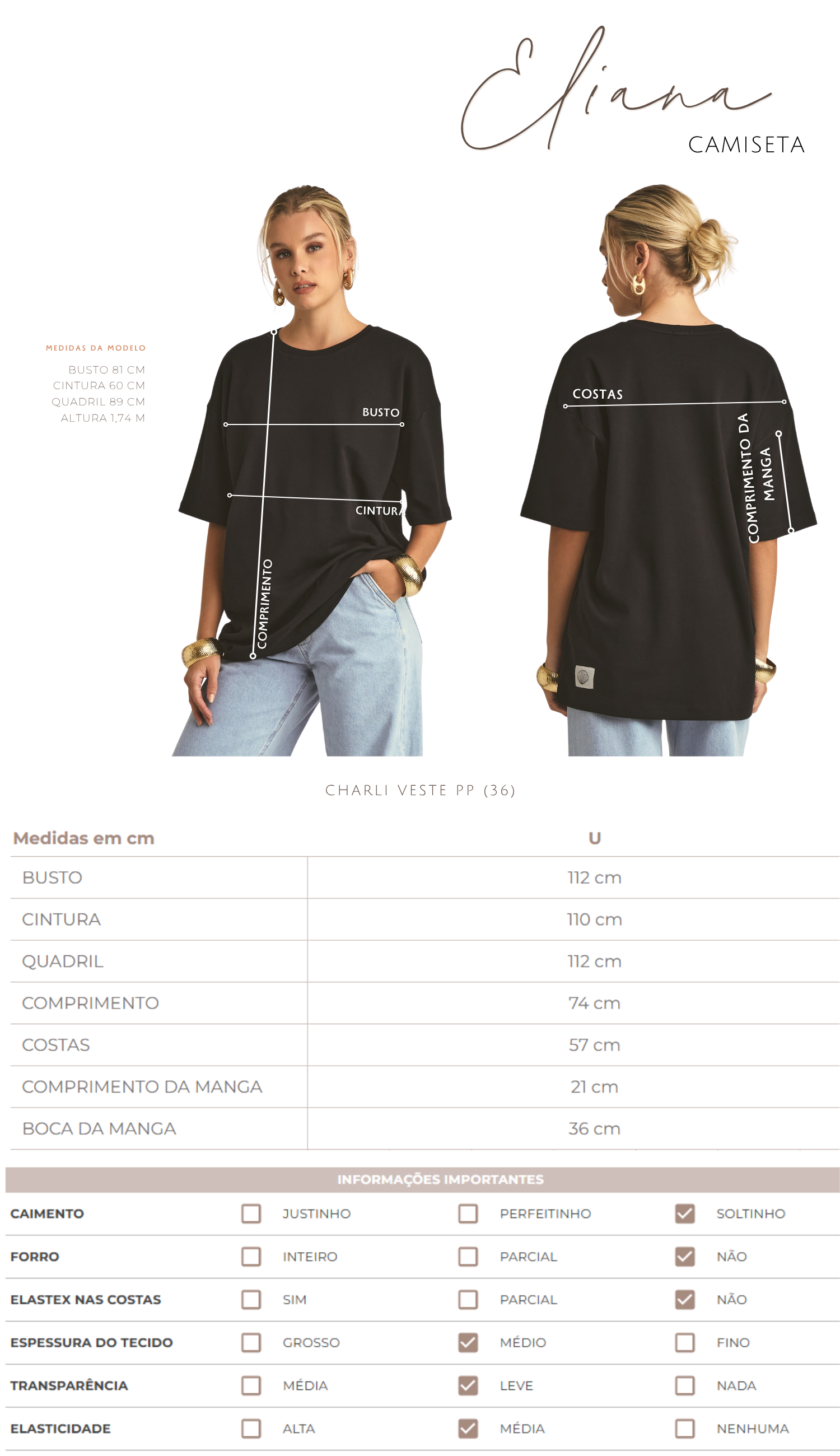 Camiseta Algodão Egípcio Eliana Verde