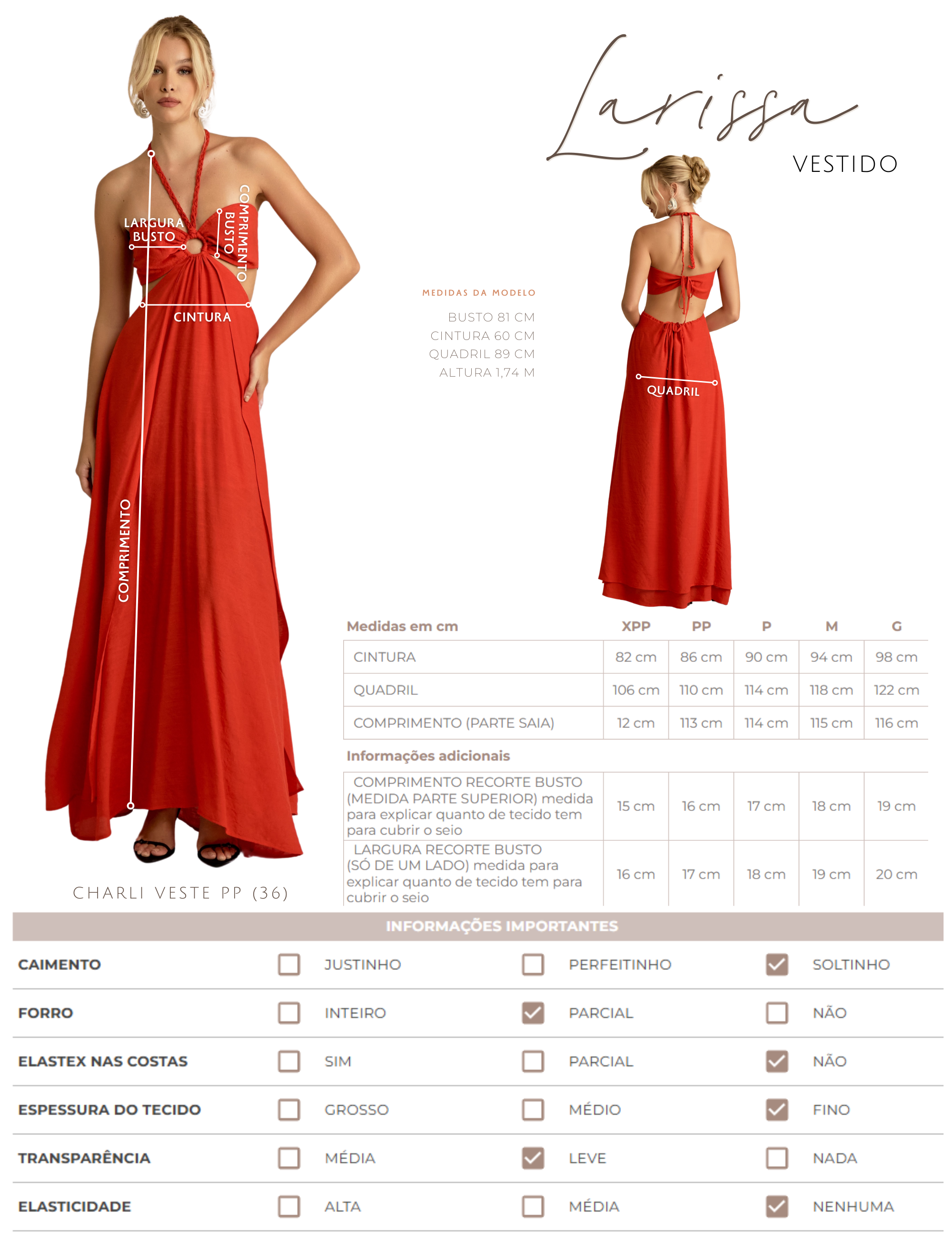Vestido Larissa Pêssego
