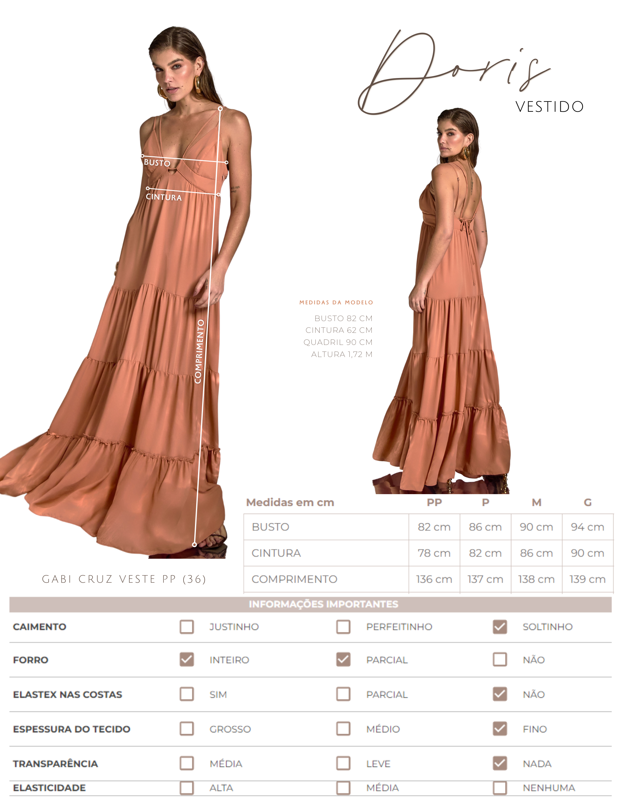 Vestido Doris Caramelo