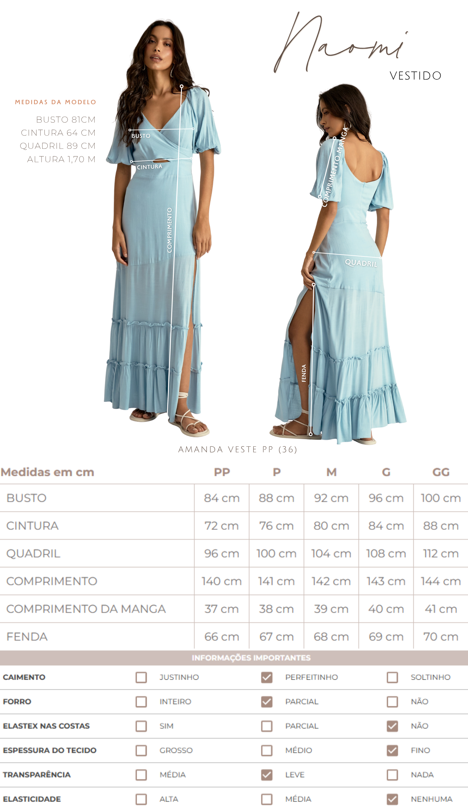 Vestido Naomi Rosa