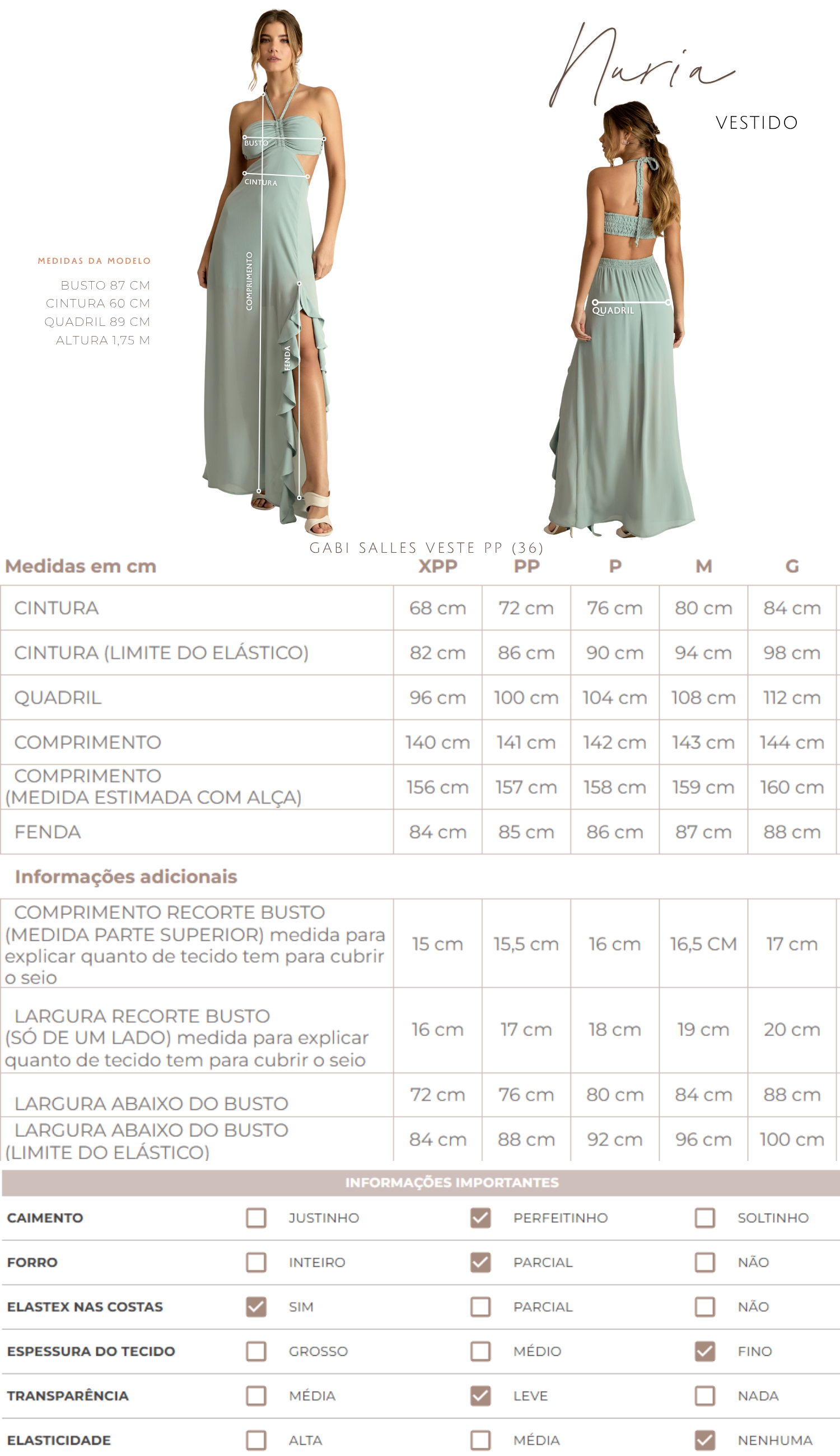 Vestido Nuria Azul