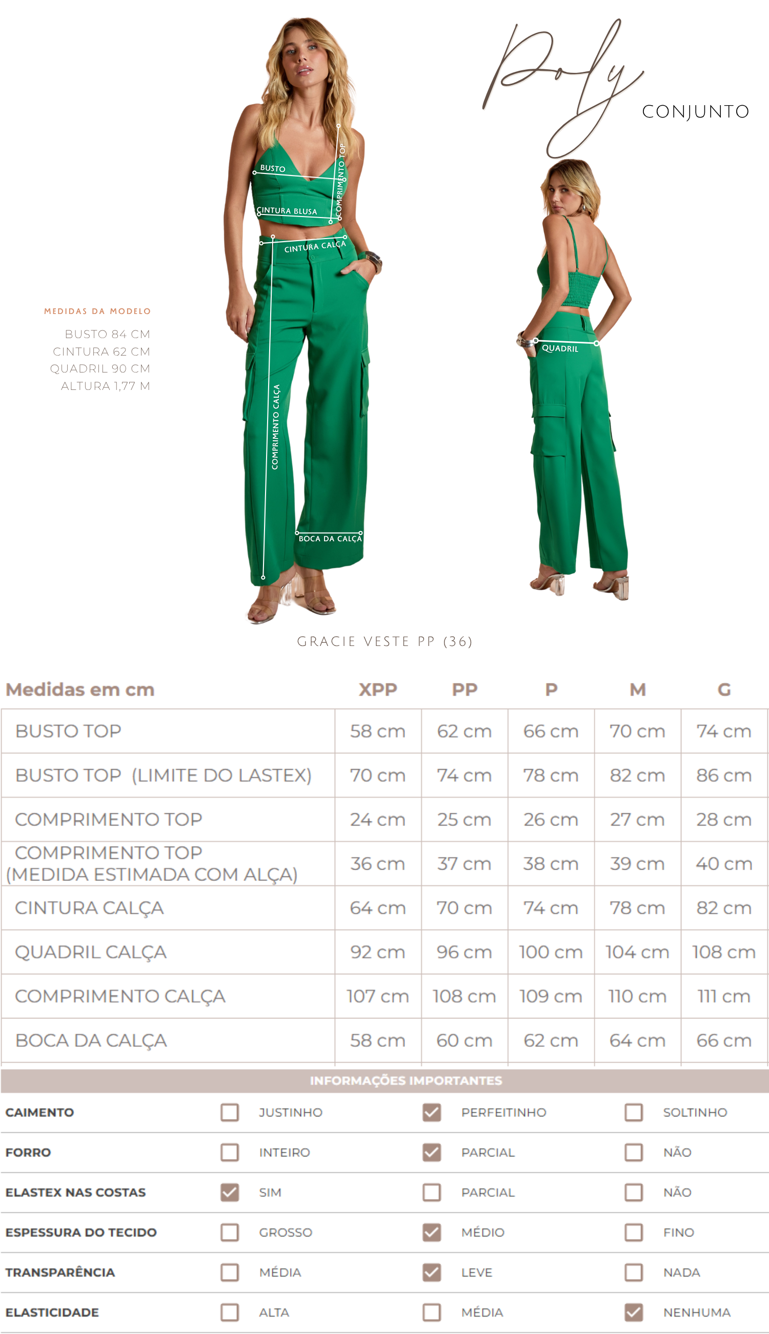 Conjunto Poly Nude