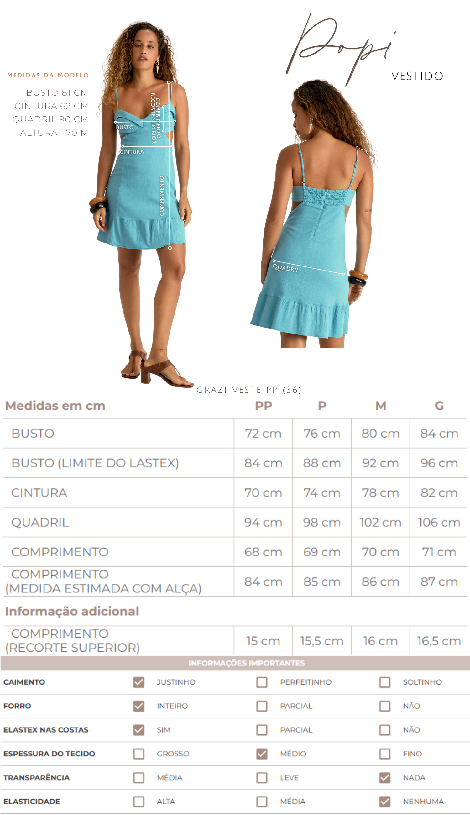 Vestido Popi Azul