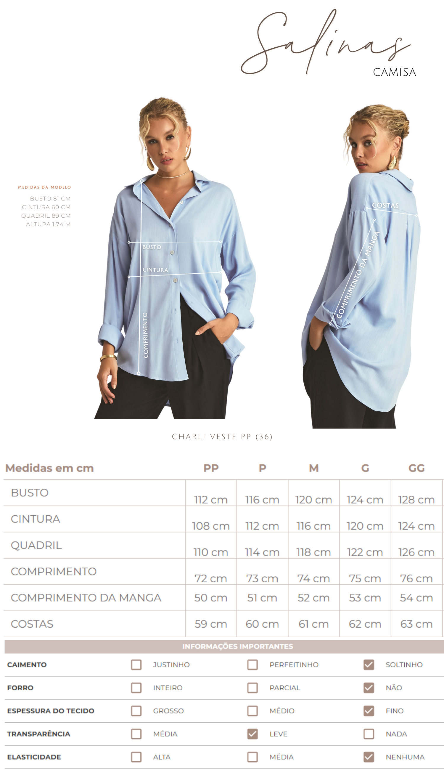 Camisa Salinas Natural
