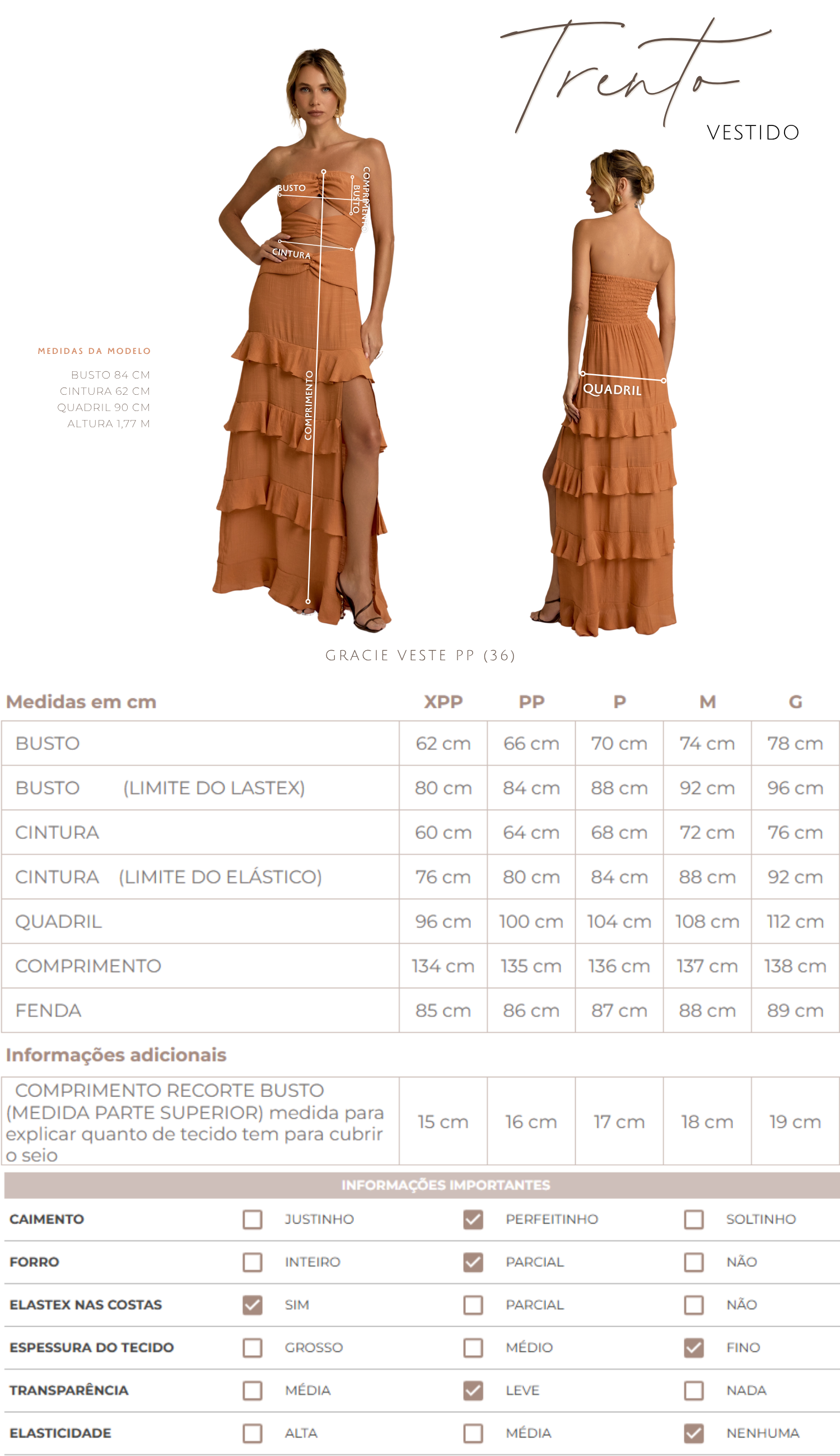 Vestido Trento Preto