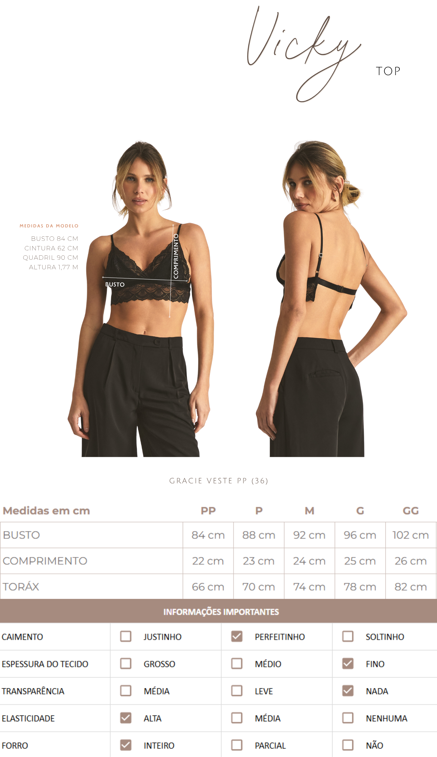 Top Vicky Caramelo